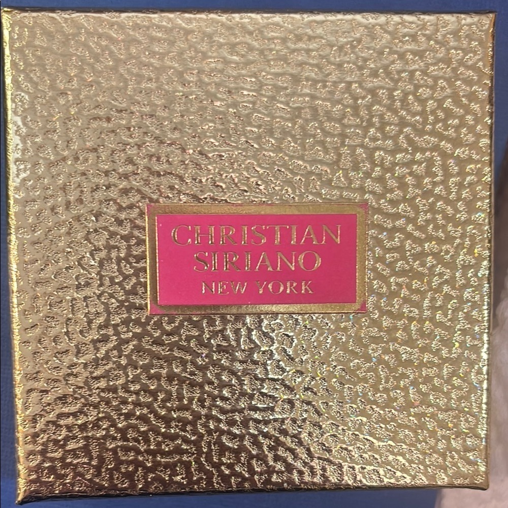 Christian Siriano Gold and Red MARTINI Earrings - Picture 5 of 9